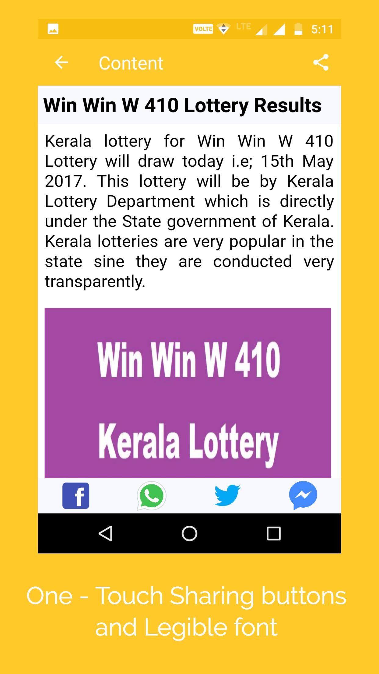 Kerala Lottery Results
