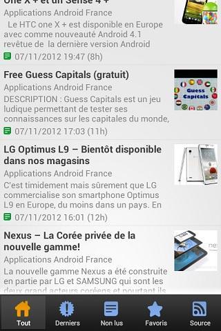 Applications Android France