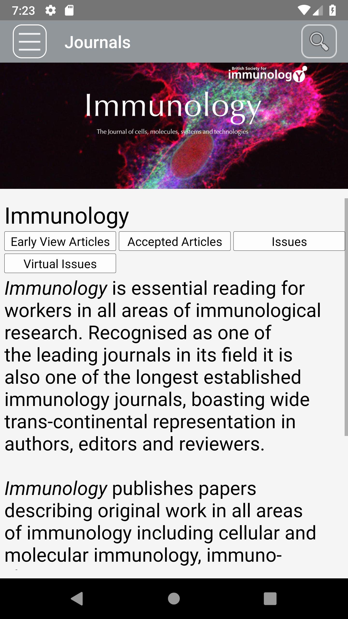 Immunology