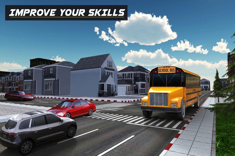 High School Bus Driver 3D