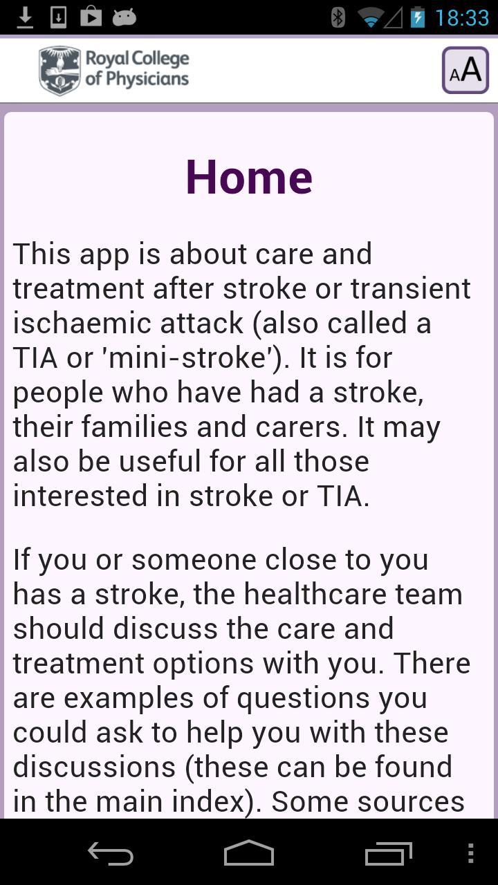 RCP Stroke Guideline- Patient