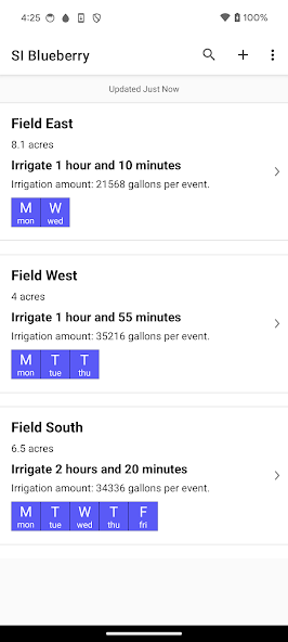 Smartirrigation Blueberry