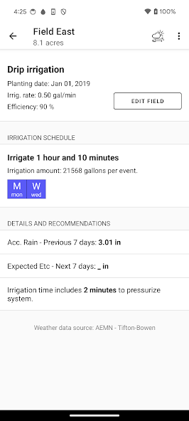 Smartirrigation Blueberry