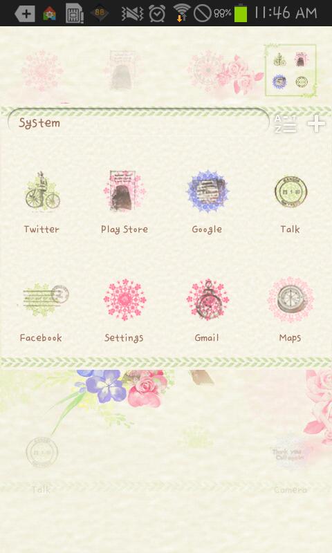 Love is go launcher theme