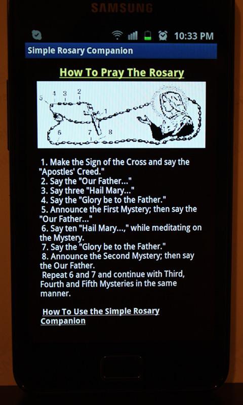 Simple Rosary Companion