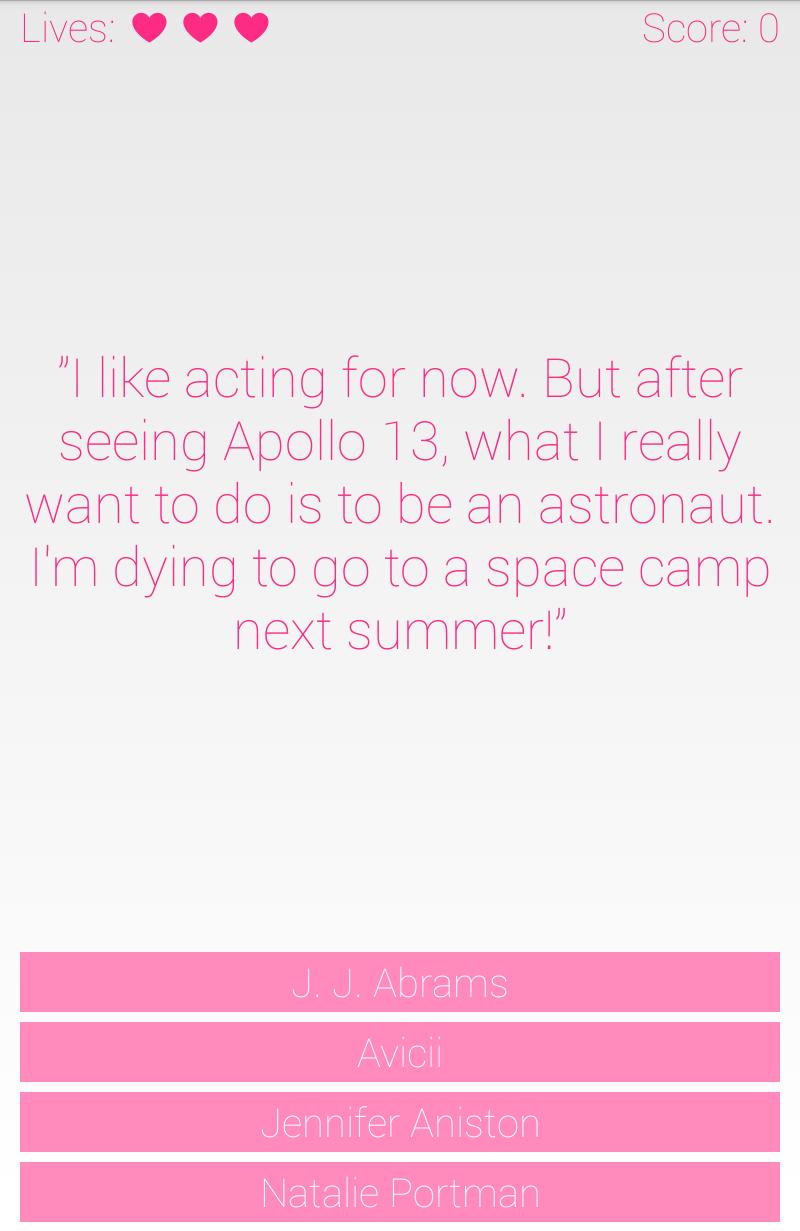 Quotes Quiz: Celebrities