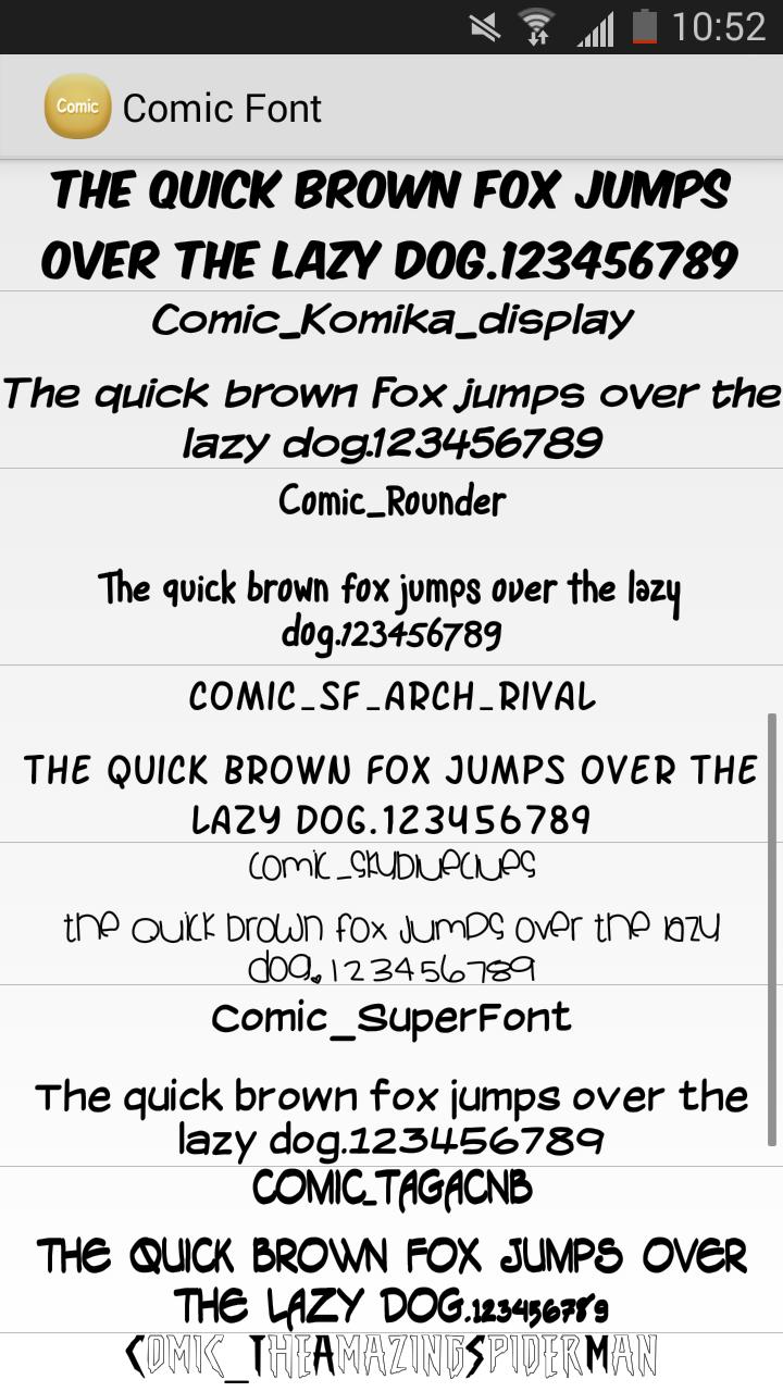 Comic Font