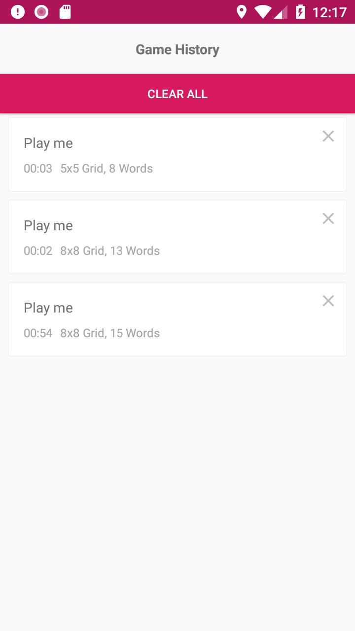 Words Search 2019