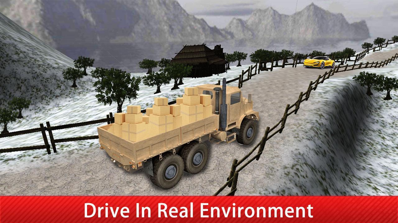 Truck Hill Climb Cargo Driver