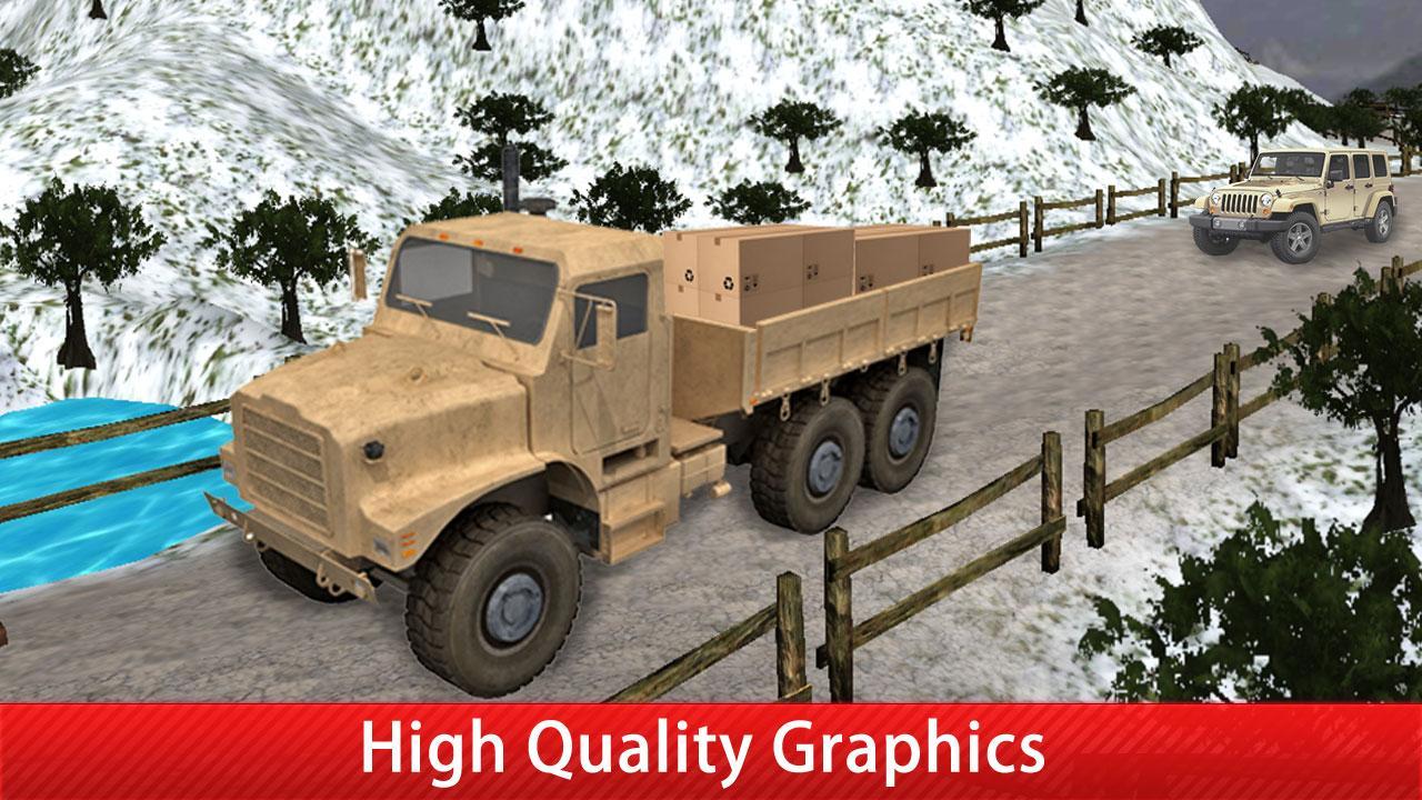 Truck Hill Climb Cargo Driver