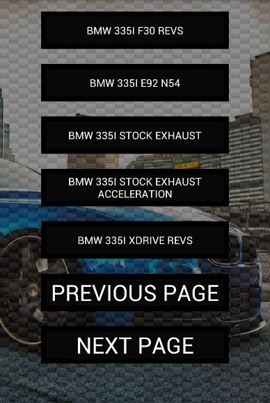 Engine sounds of 335i