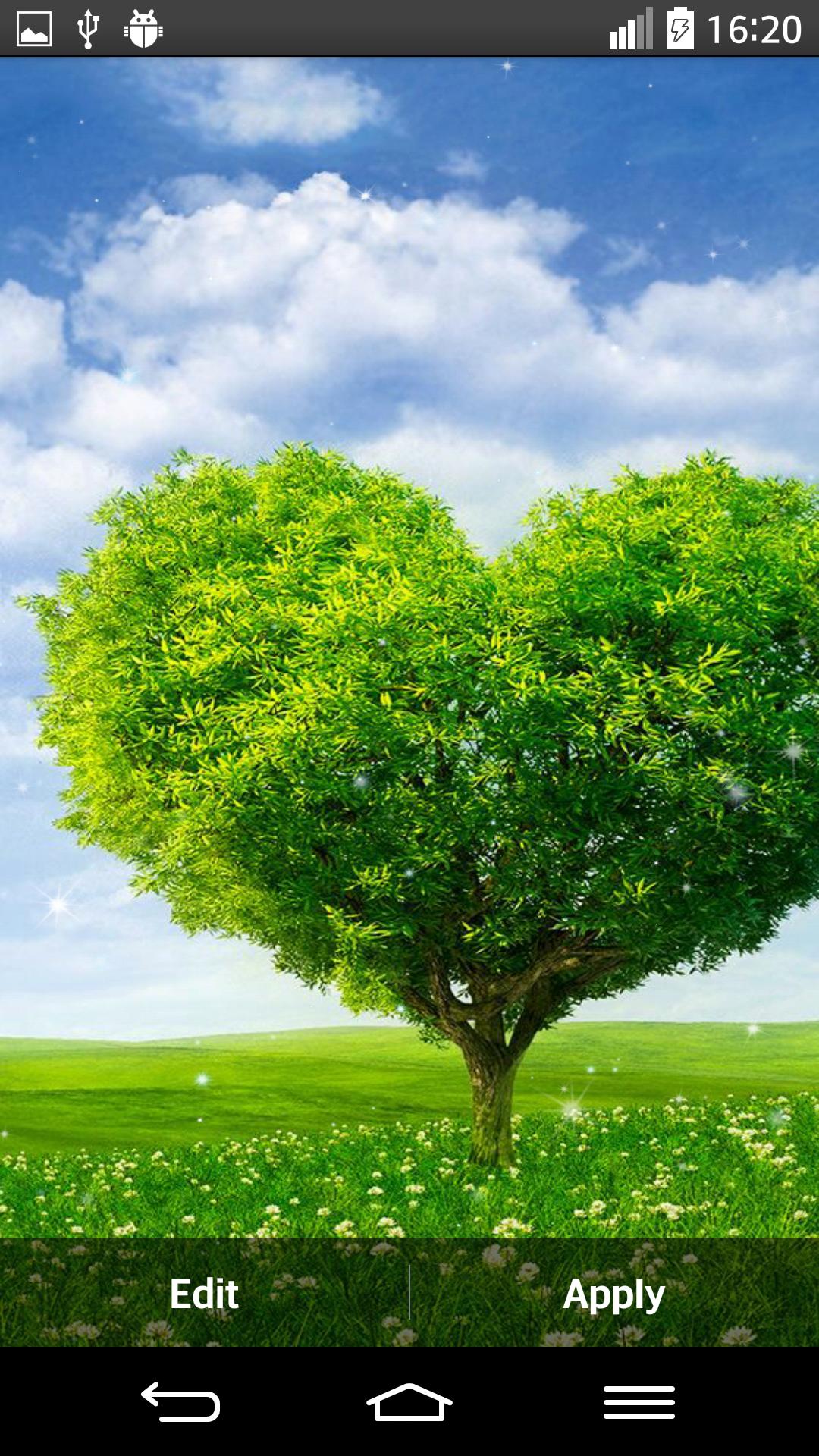 Heart Tree Live Wallpaper