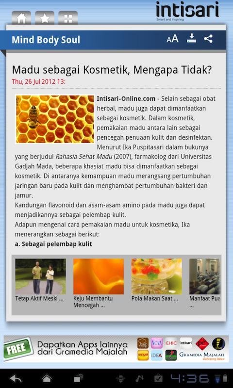 Intisari for Tablet