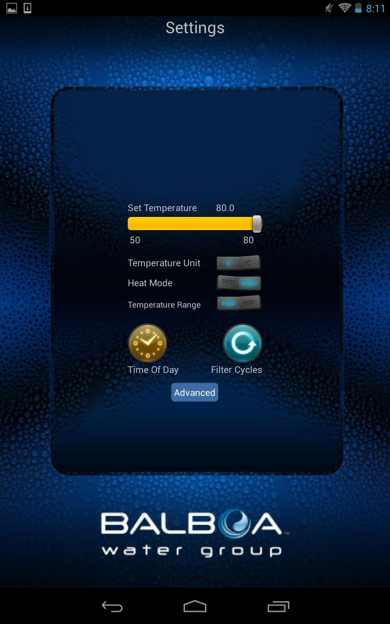 Vita Spa - Spa Control