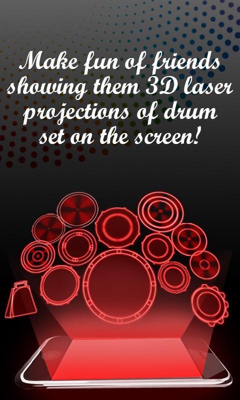 Hologram Drum Set Simulator