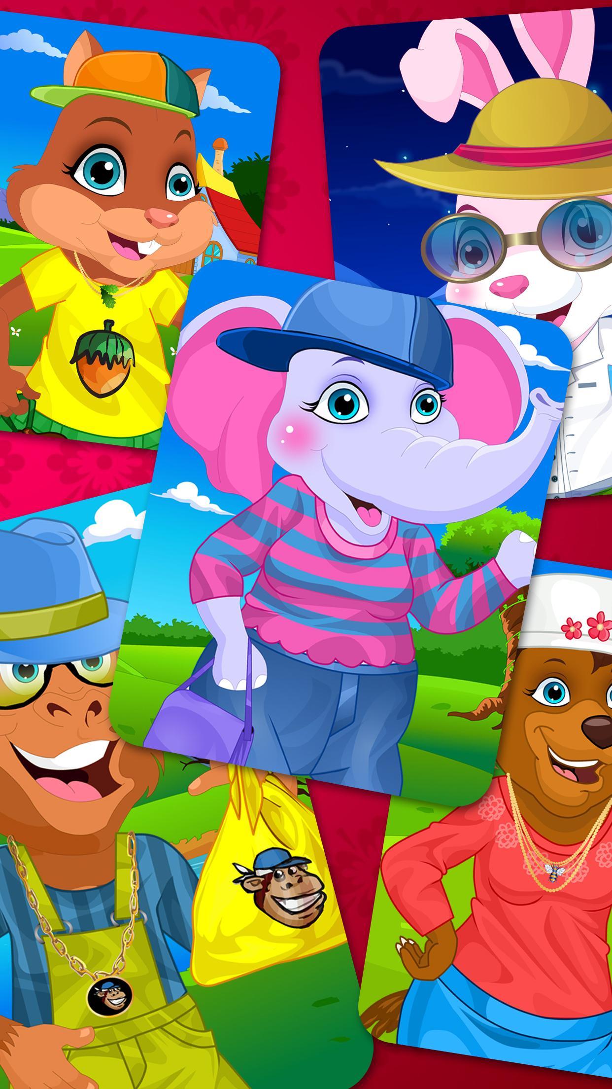 Pets Dress Up Salon Games