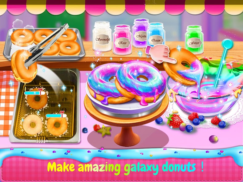 Make Rainbow Unicorn Donuts