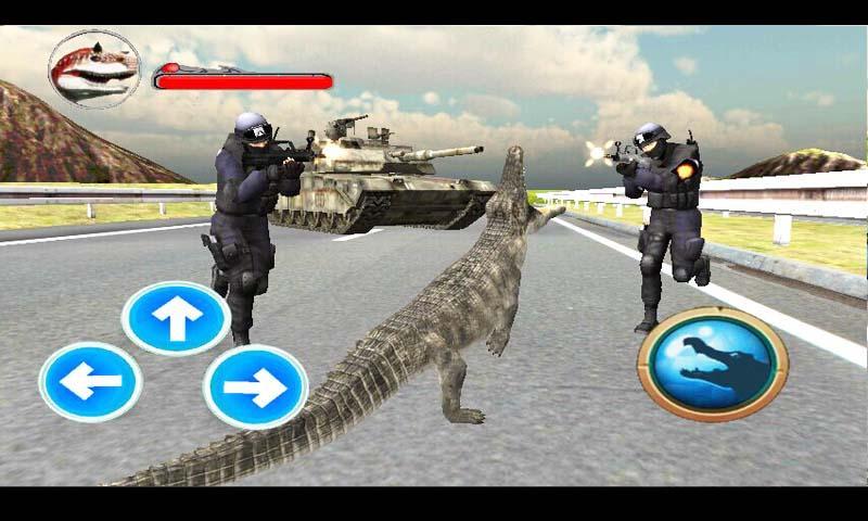 Police Crocodile Simulator 3D