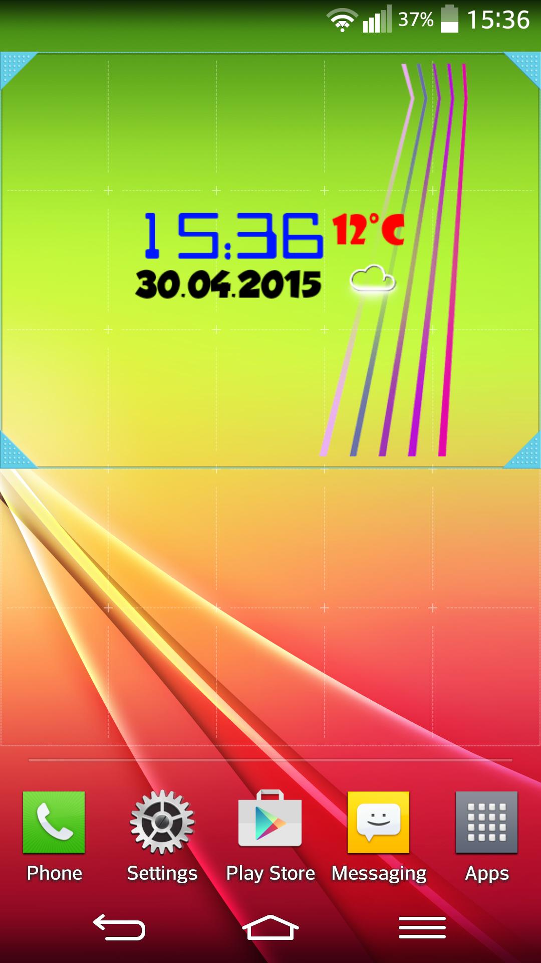 Minimal Clock Widget