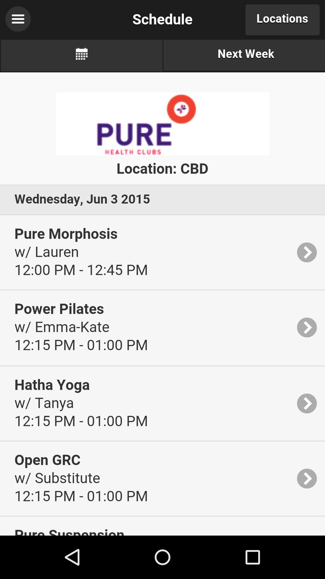 Pure Health Clubs Online