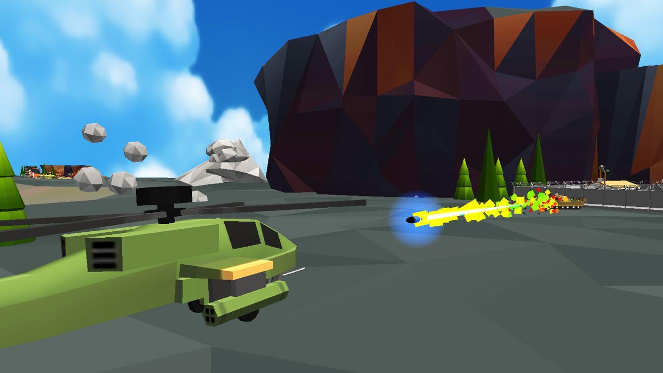 Blocky Helicopter Strike