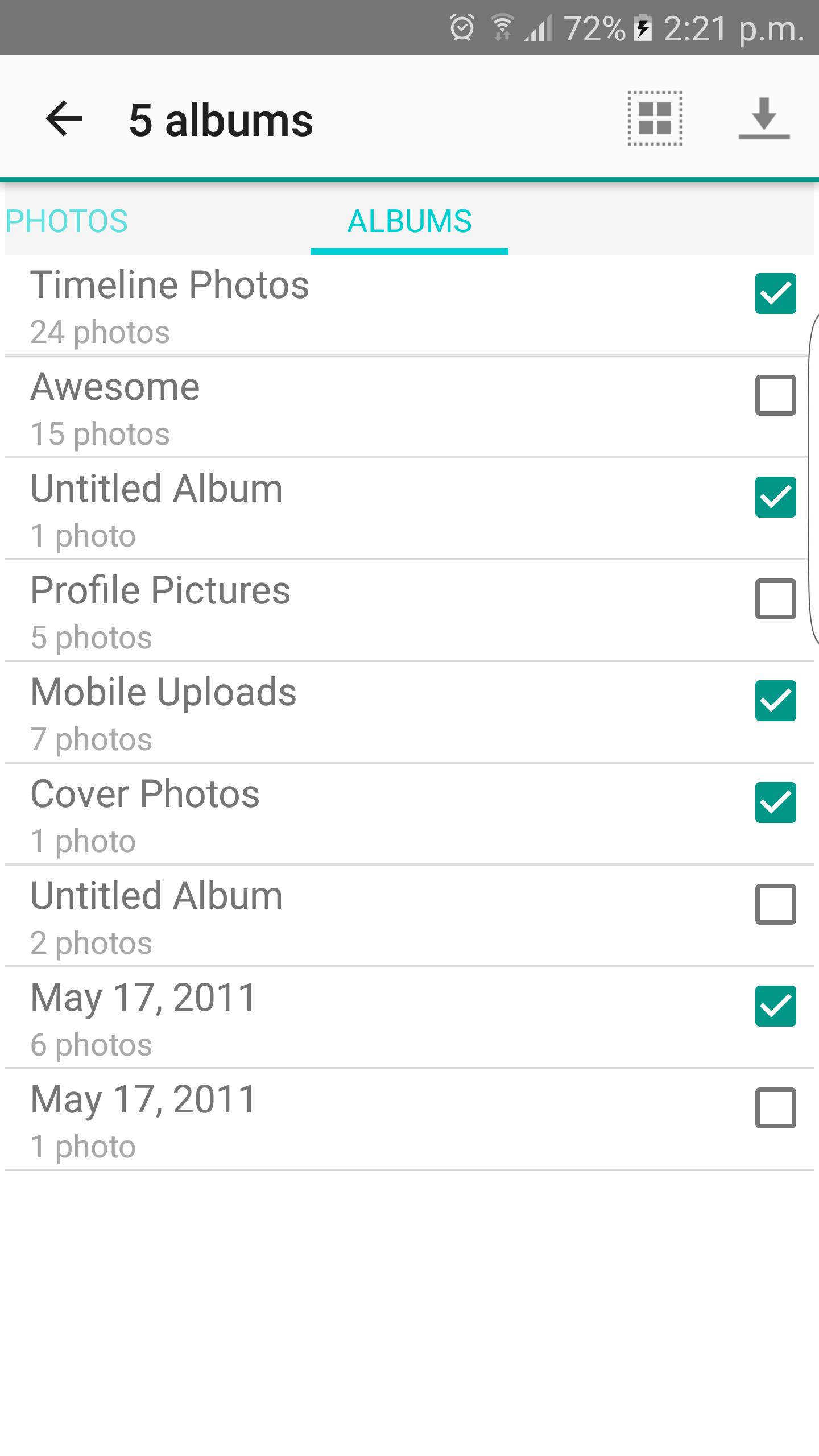 Facebook Photo Downloader