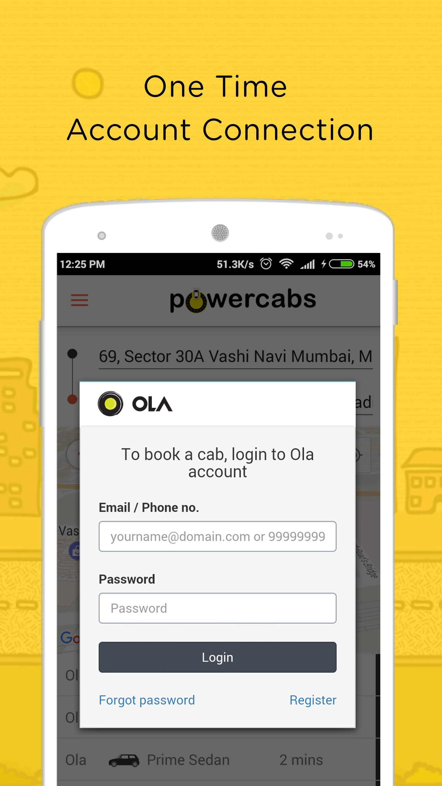 Book Ola Or Easy Cabs, Self Drive & DriveU Drivers