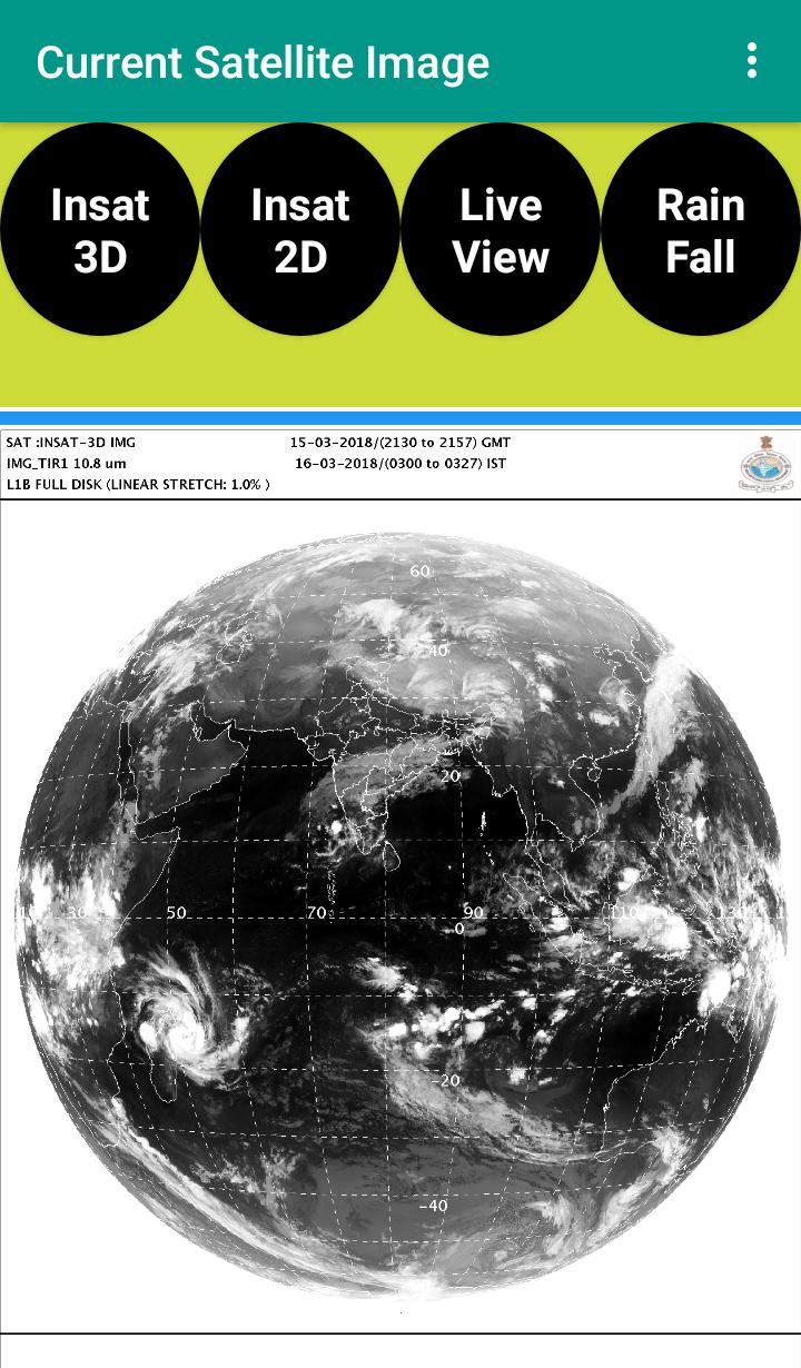 Indian Satellite Weather live image