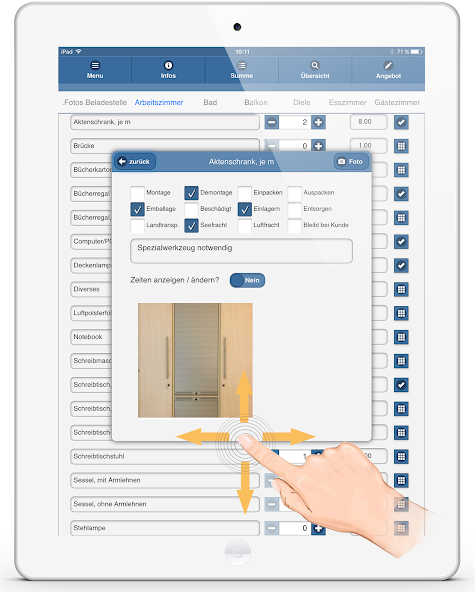 moventuPRO - Umzugsbesichtigun