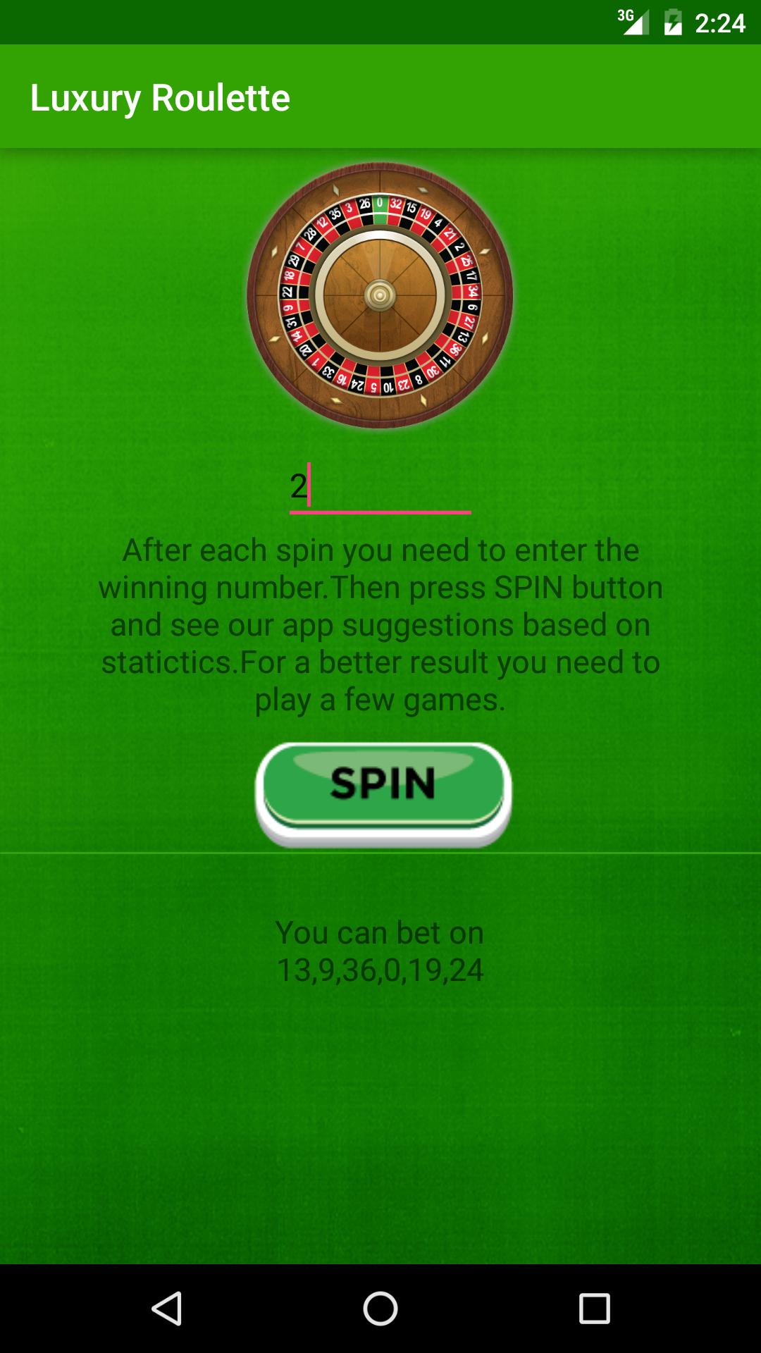 Luxury Roulette Predictor