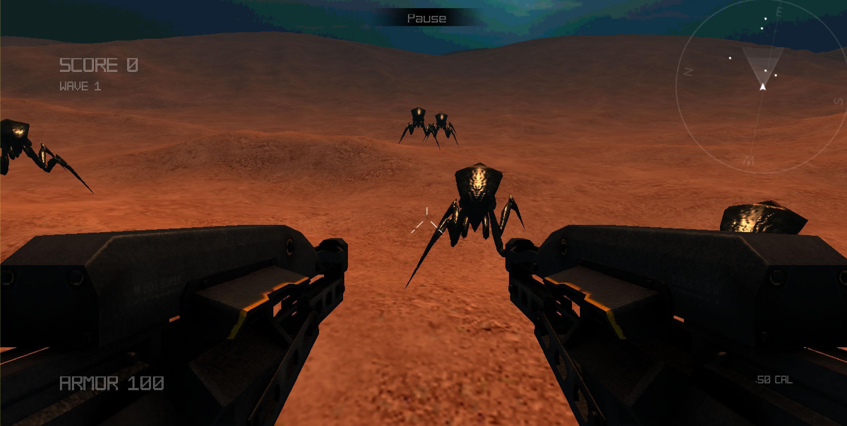 Alien Bugs Defend Shooter Game