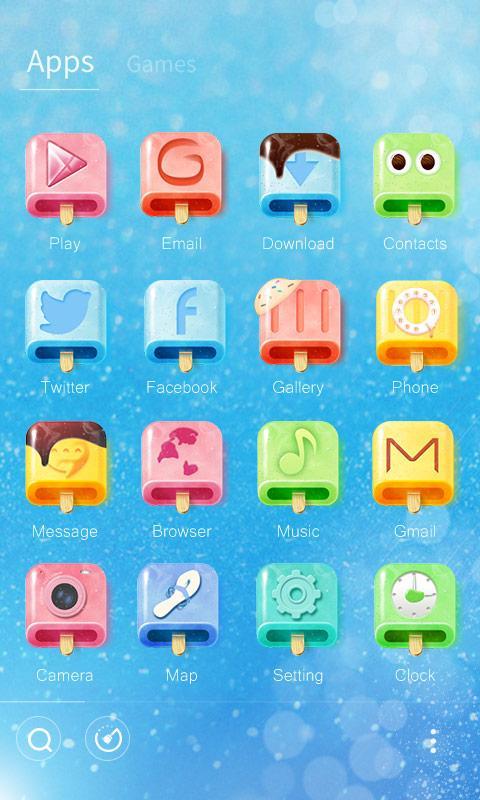 Ice Stick GO Launcher Theme