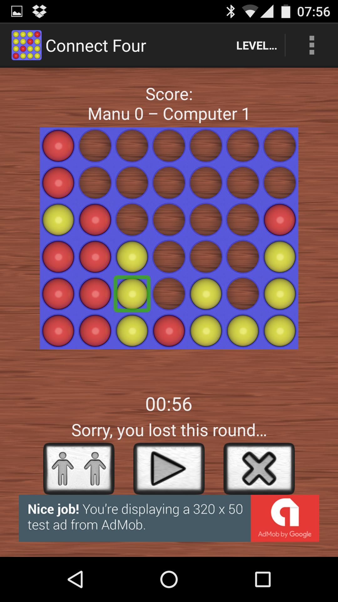 Connect 4, Four in a Line