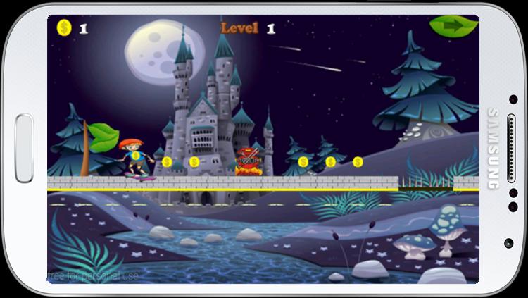 Jungle castle skate run