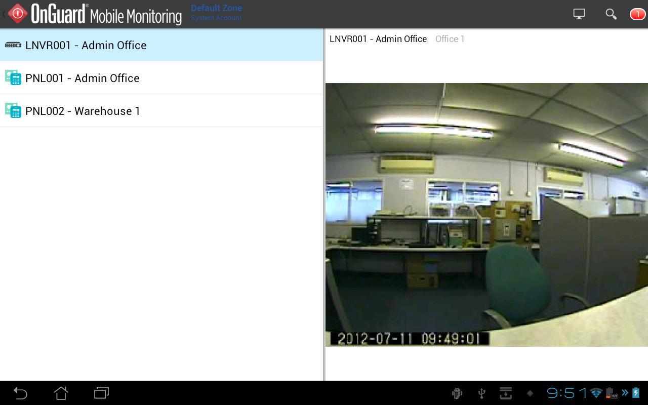 OnGuard Mobile Monitoring
