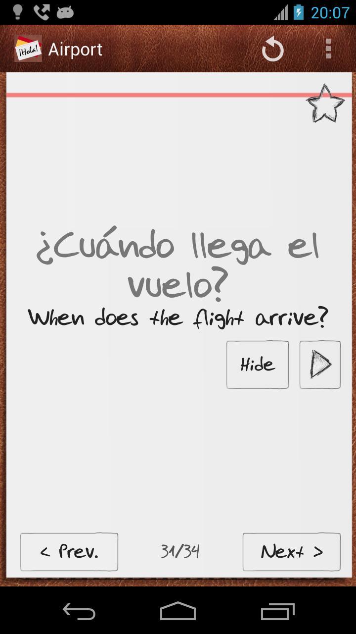 Learn Spanish with Flashcards