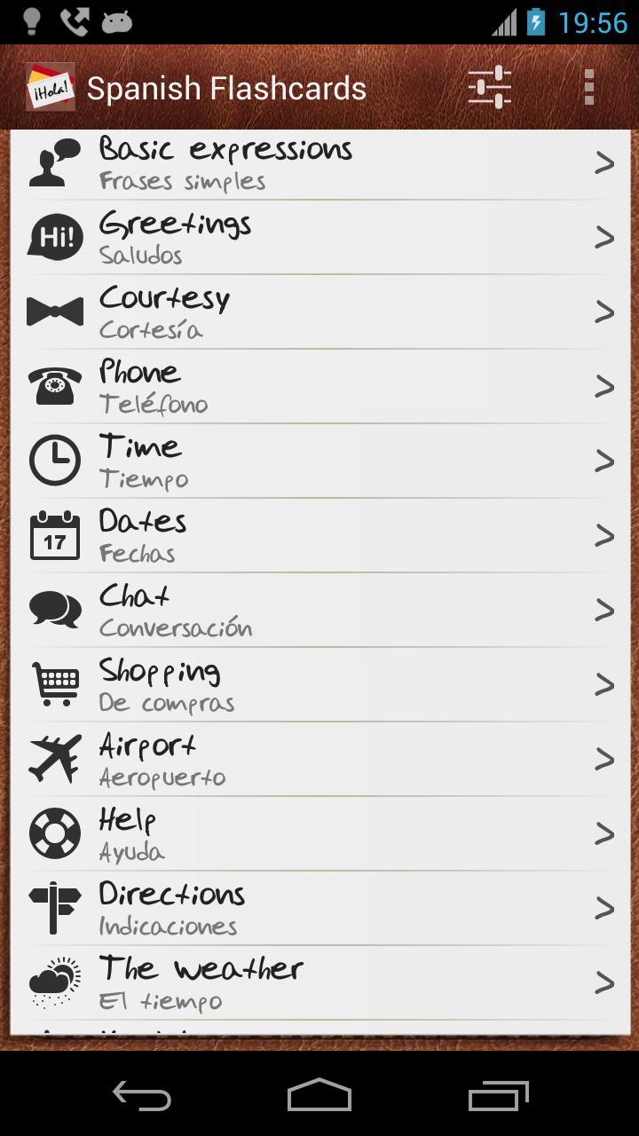 Learn Spanish with Flashcards