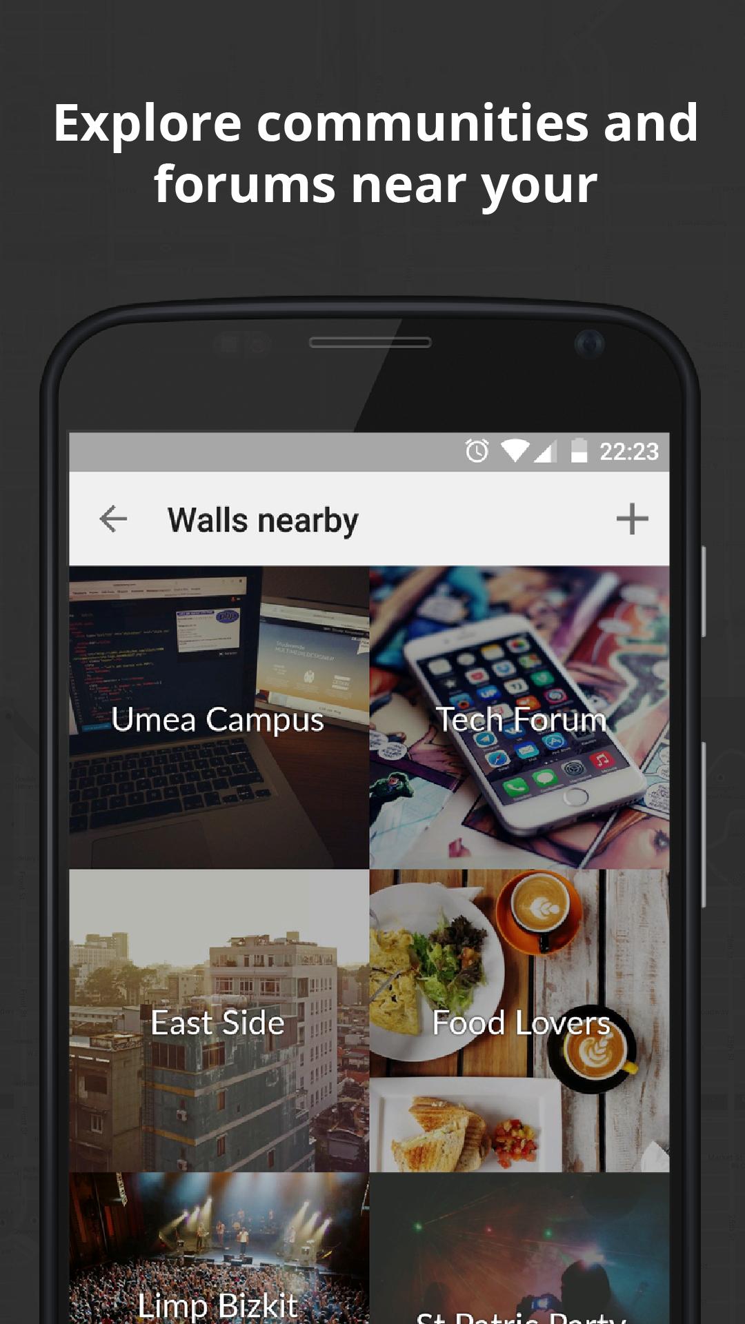 Secretwall - Posts nearby!
