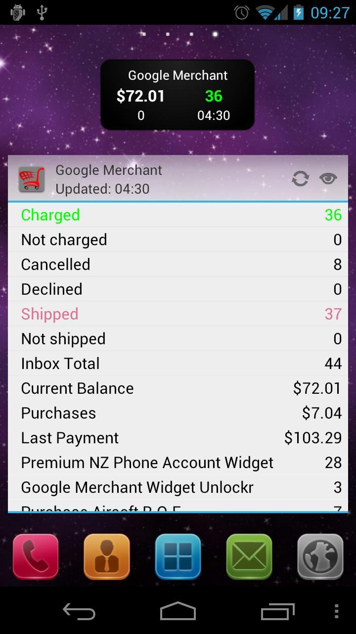 Widget for Wallet Merchant