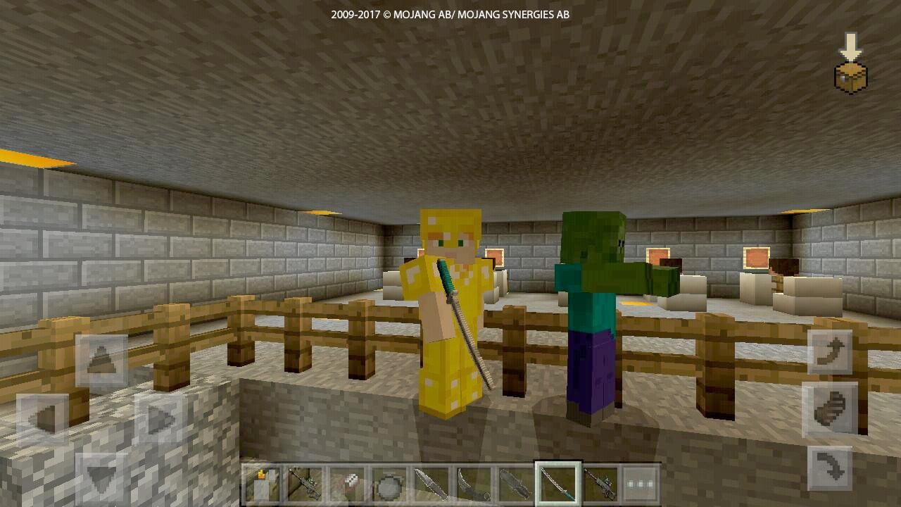 Alex Better Weapons Mod for MCPE