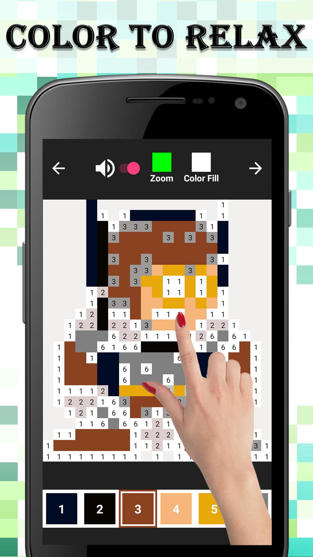 Superhero Coloring : Color By Number