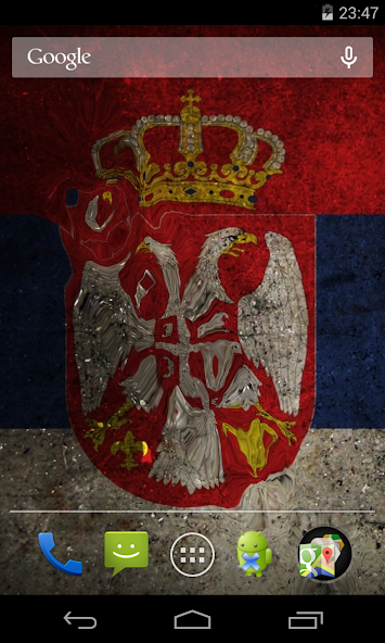 Flag of Serbia Live Wallpaper