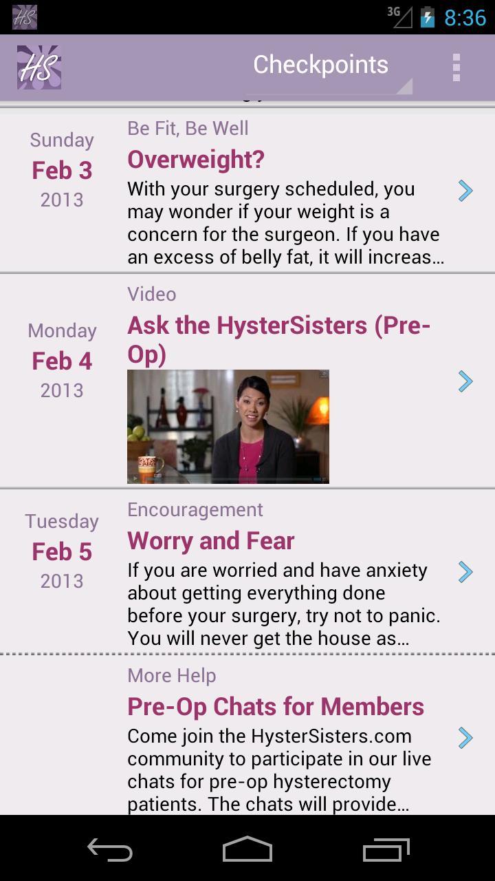 HysterSisters Hysterectomy