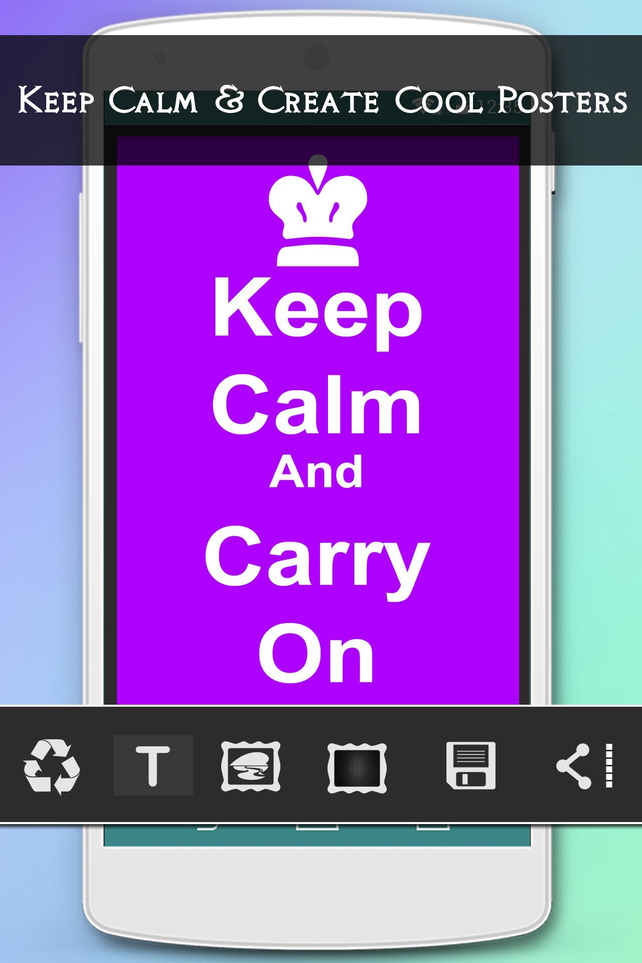 Keep Calm Poster Creator Free