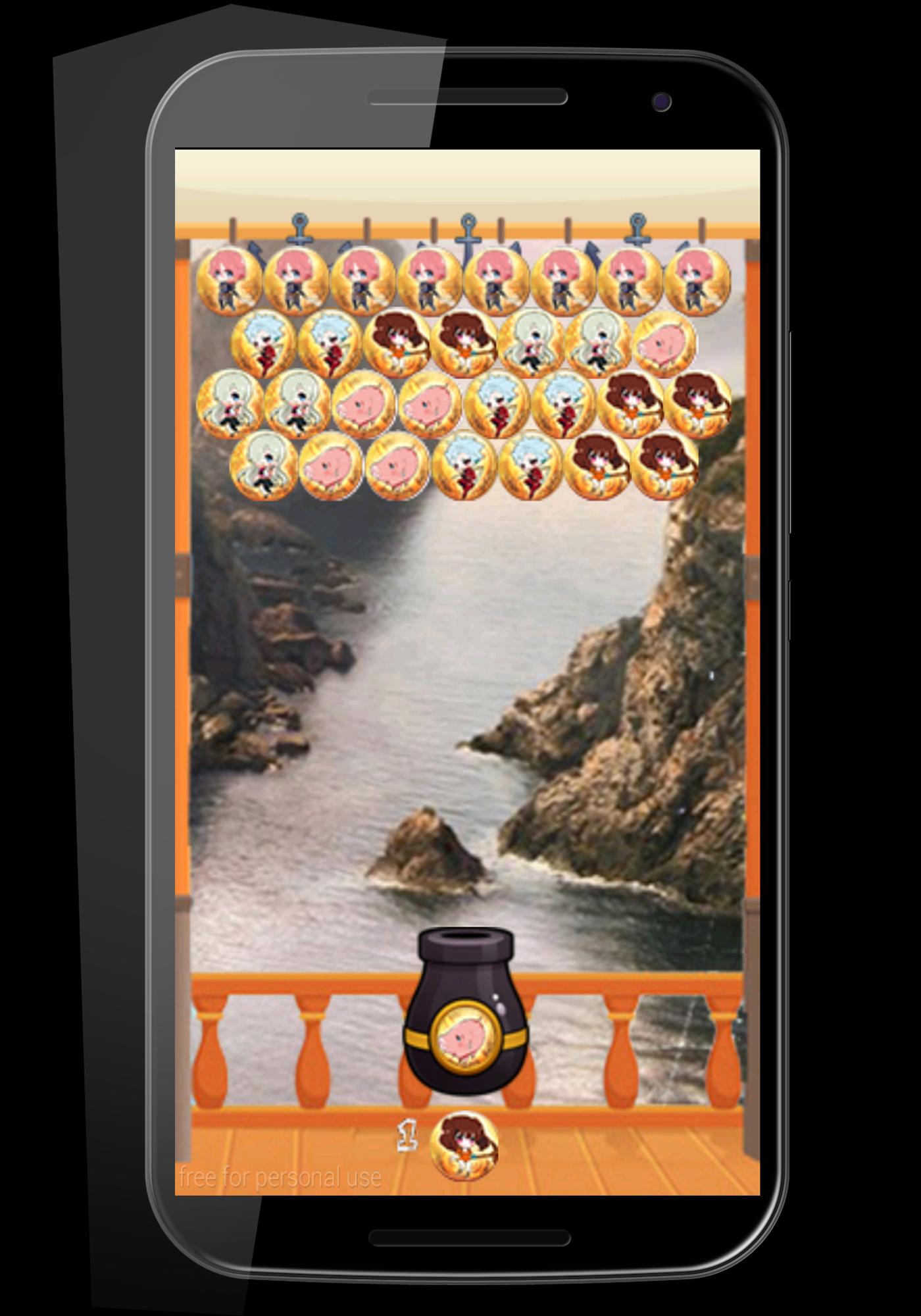 Nanatsu Bubble Sins Game