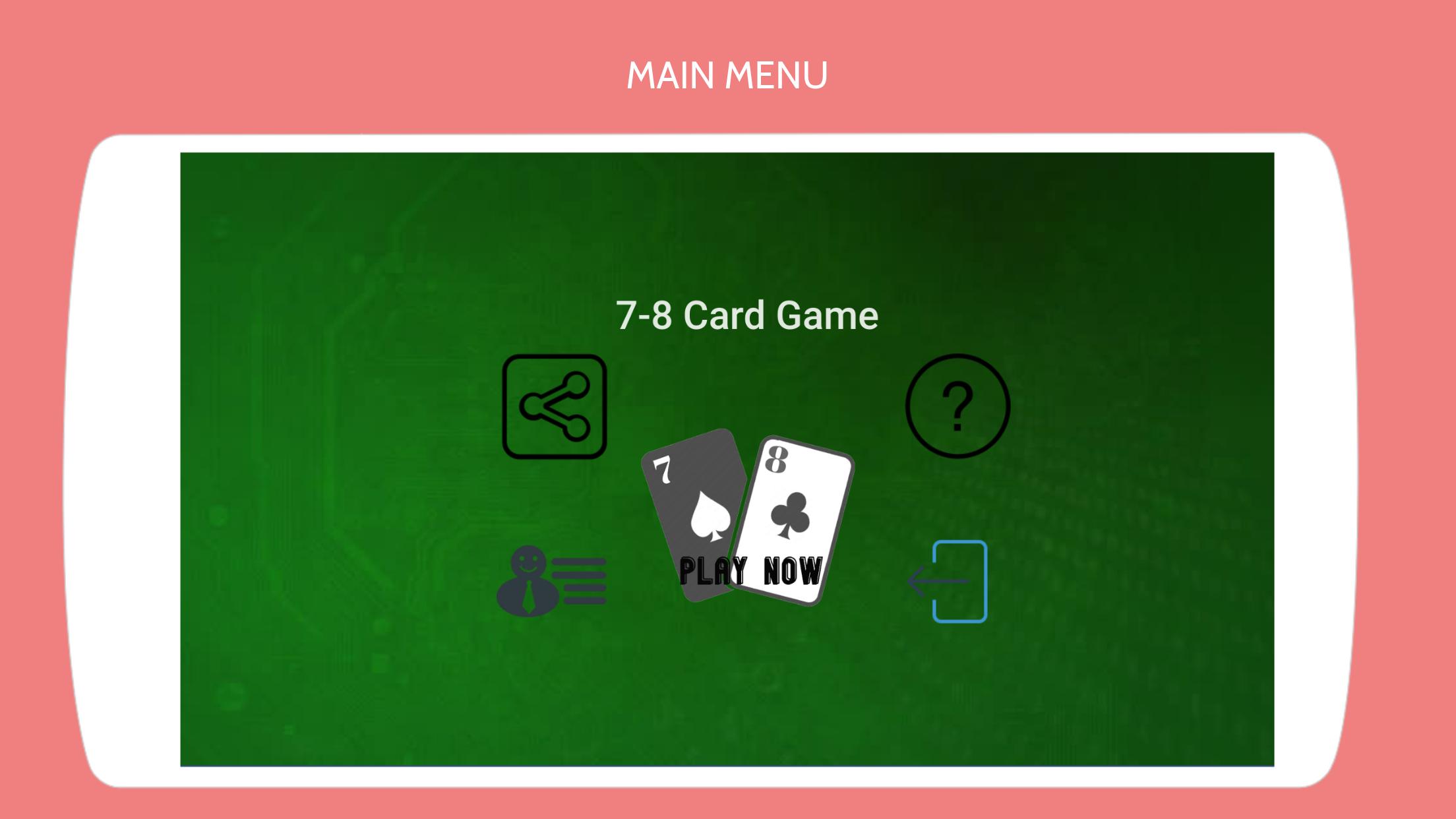 7-8 Card Game,  Seven Eight