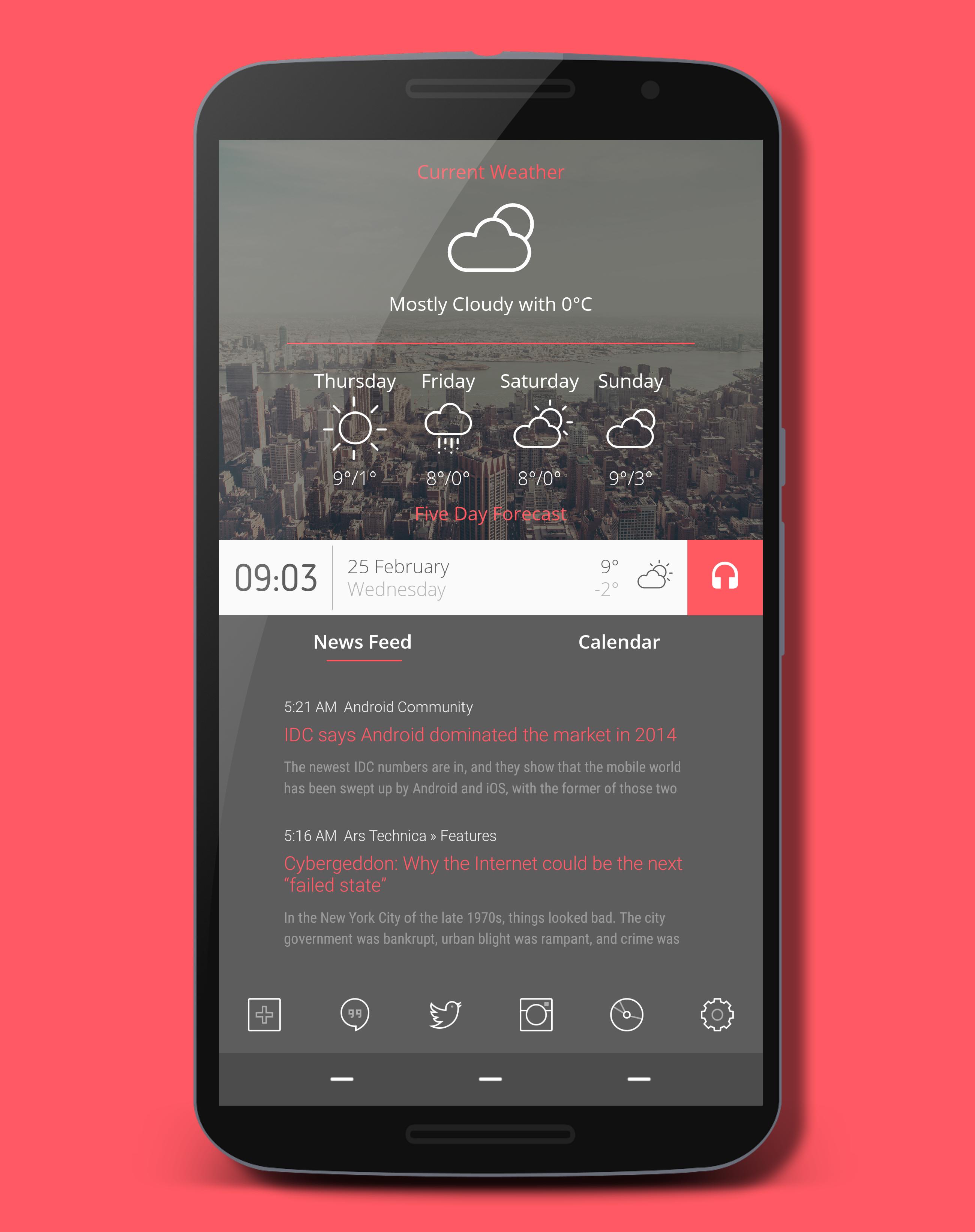 Pinkmotion for Kustom KLWP
