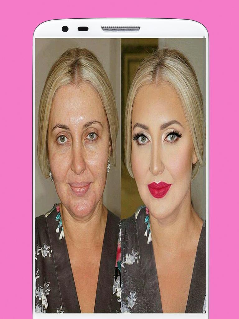 Face makeup step by step