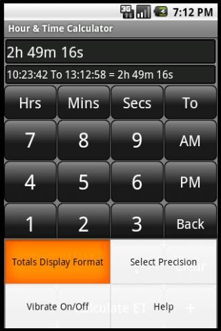 Hour & Elapsed Time Calculator