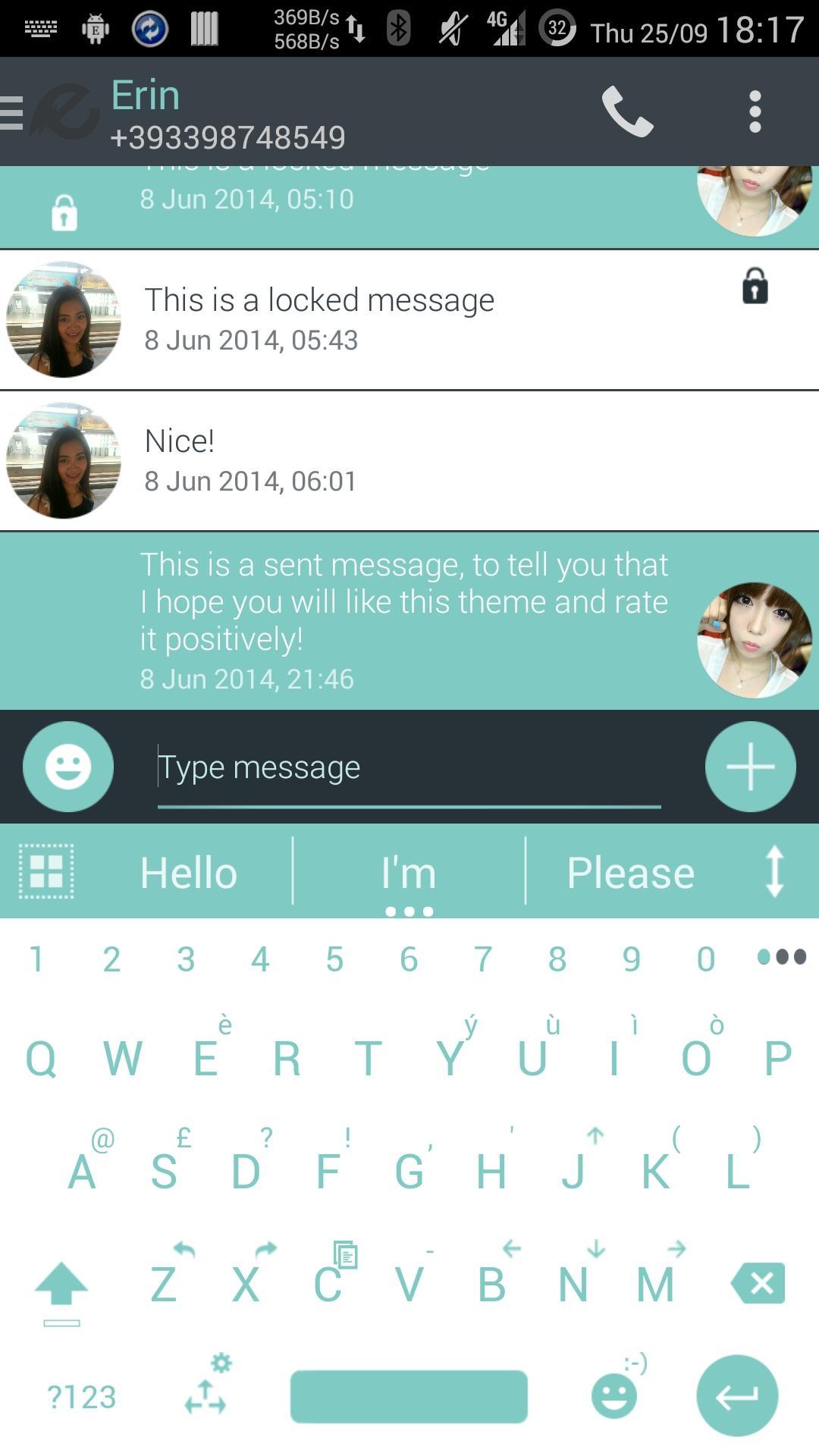 AI Keyboard Theme Droid Soft